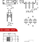 10PCS Slide Switch Micro-power Toggle Switch Single and Double-row Direct-inserted Horizontal Sliding Second Gear Third Gear - Image 29