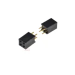 50pcs 2x2 Pin Double Row Straight Female Pin Header 2.54mm Pitch Strip Connector Socket 2*2 2p 2 Pin 2pin For Pcb Board - Image 2