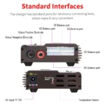 iMAX B6 V3 80W 6A Battery Charger LiHv Lipo NiMh Li-ion Ni-Cd Digital RC Charger Lipro Balance Charger Discharger 12V 5A Adapter - Image 4