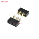 10Pcs 2*2/3/4/5/6/8/20/40 Pin Double Row Right Angle Female Pin Header 2.54mm Pitch Strip Connector Socket 2x3p/4p/6p/8p/20p/40p - Image 4