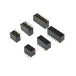 10PCS SMD SMT 2*2/3/4/5/6/7/8/9/10/12/16/20/40/ PIN Double Row Pin Female Header 1.27MM Pitch Connector Socket 2X/6/8/10/20 - Image 2