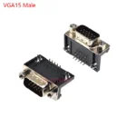2/5Pcs DR9 DR15 DR25 DR37 Hole/Pin Female/Male right angle Welded d-sub Connector RS232 serial port adapter DB9 9/15/25/37 pin - Image 5