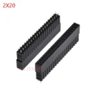 5Pcs 2*20 Three-layer heightened 2.54mm GPIO heightened female header, suitable for Raspberry Pi 3B 3B+ 4B