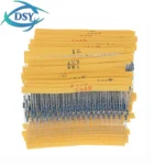 600PCS 1/4W Metal Film Resistor 30 Values Resistance Kit 10R-1M 100R 220R 1K 2.2K 3.3K 4.7K 10K  0.25W 1% Resistors Set With Box - Image 7