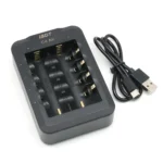 ISDT C4 Air USB Type-C Charger 6-Bay 4A Universal Battery Smart Charger w/ APP Connection for AA AAA Li-ion Rechargeable Battery - Image 21