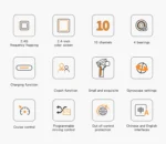 HOTRC CT-10B CT10B 10CH Transmitter Remote Controller 2.4Ghz Radio For RC Model Car Boat Aircraft Quadcopter Accessories - Image 13