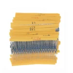 600PCS 1/4W Metal Film Resistor 30 Values Resistance Kit 10R-1M 100R 220R 1K 2.2K 3.3K 4.7K 10K  0.25W 1% Resistors Set With Box - Image 10