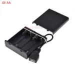 1Pcs USB Female AA Battery Box With Switch 1AA/2AA/3AA/4AA 1X/2X/3X/4X Slot Battery Holder Case With Plug 1.5V/3V/4.5V/7V/9V/12V - Image 4