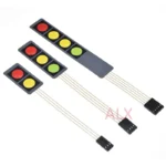 2/5/10Pcs Matrix Membrane Switch Keypad 1/2/3/4 Key Red Green Gray Yellow Keyboard Board for Arduino DIY Single Key - Image 4