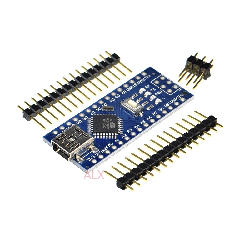 2pcs Mini Usb Nano v3.0 Ch340 Driver Controller Compatible Board Atmega328p With Bootloader For arduino/3.0 Ch340g Atmega328