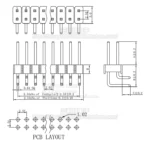 10pcs 1X40 2X40 40Pin 80Pin 2.54MM Right Angle Single Row Pin Head Male 90 Degree Connector Double Row Pin Header For Arduino - Image 9