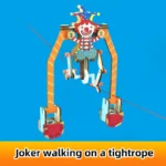 DIY Joker walking on a tightrope DIY Science Experiment Kit & Education Model Toy Physics Science Toys For Children Gift Toy