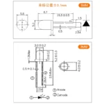 10pairs 3mm 5mm 940nm LEDs Infrared Emitter and IR Receiver Diode Diodes 301A for arduino - Image 3