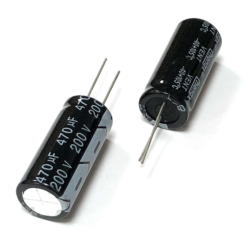 200V470uf 18x40mm Aluminum Electrolytic Capacitor 470uf 200v 470mf 200vdc 470MFD 200wv 22uf 33uf 47uf 100uf 220uf  330uf 200v