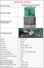 Mark4 V2 Mark 4 7inch 295mm / 8inch 367mm / 9inch 387mm / 10inch 427mm 3K Full Carbon Fiber TrueX Frame for FPV Camera Kit Drone - Image 14