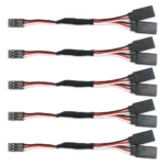 5pcs/lot 150mm 300mm 500mm RC Servo Y Extension Cord Cable Lead Wire for JR Futaba Rc Battery Drone Car Boat Helicopter Airplane