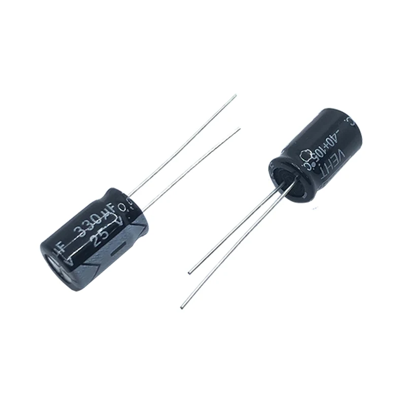 25V330uf 8x12mm Aluminum Electrolytic Capacitor 330uf 25v 330uf25v 10uf 22uf 33uf 47uf 68uf 100uf 220uf 470uf 680uf 1000uf 2200u