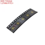 5PCS Gold Plated SMD SMT 2/3/4/5/6/8/10 Position bits doule Row TOGGLE switch 1.27MM PITCH Slide switch 2p/4p/6p/8p DSHP04TSGER - Image 3
