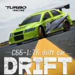 Turbo Racing 1:76 C66 Drift RC Car With Gyro Radio Full Proportional Remote Control Toys RTR Desktop Toys For Kids and Adults - Image 2