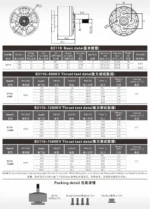 4pcs Surpass Hobby Bat B3110 3110 800KV 1280KV 1580KV 6-8S Brushless Motor for FPV RC Multirotor X-Class FPV Cinelifter X8Pro - Image 7