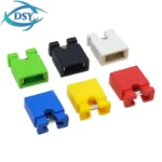 100PCS Pitch Jumper Shorted Cap, Pin Header Connector Cap Red Black Yellow White Green Blue  2.54mm Headers Wire Housings - Image 3