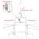 Radiolink Byme-A Byme-D Fixed Wing Flight Control Gyroscope Self-stabilization Balance 3D Crane AeromodeDeltaWing Su27 Aircraft - Image 28