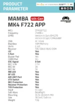 Diatone MAMBA F722 APP MK4 WIFI/DJI Flight Controller Stack F7 45A/55A/65A 128K BLHeli32 ESC 6S 4in1 Dshot1200 Brushless ESC - Image 18