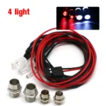 2 / 4 / 6 / 8 Lights 70cm Lenght RC LED Night Headlamps Headlights 3/5mm LED Light for Model Drift Crawler Car For RC Car - Image 13