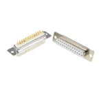 1PCS 3U Gold Plated Solid Pin DB25 MALE FEMALE CONNECTOR Solder Type D-Sub 25pin serial port COM Adapter 25 pin 25P - Image 3
