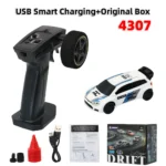 Rc Toys 1/43 RC Drift Car with Gyro Upgraded Ver 2.4G Remote Control Mini Drift Race Car 4WD Radio Control RC Toys Traffic Cones - Image 12