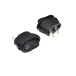 ellipse 2 PIN black Push Button rocker Switch ON/OFF   power switches 6A/250V 10A/125V 2pin - Image 2