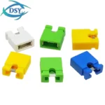 100PCS Pitch Jumper Shorted Cap, Pin Header Connector Cap Red Black Yellow White Green Blue  2.54mm Headers Wire Housings