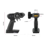 LDARC CT01 2.4G 8CH Two-Way RC Car Remote Controller with CR1800 2.4G 8CH Receiver for RC Car Boat Tanks - Image 29