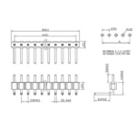 10pcs 1X40 2X40 40Pin 80Pin 2.54MM Right Angle Single Row Pin Head Male 90 Degree Connector Double Row Pin Header For Arduino - Image 10