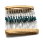 100pcs 1/4W Metal Film Resistor 1 2.2 3.3 4.7 5.1 6.8 11 13 16 91 100 150 180 200 220 330 360 390 470 510 750 820 910 Ohm K R - Image 3