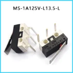 10PCS Micro Limit Switch Momentary Push Button Switch 1A 125V AC Mouse Switch 3Pins Long Handle Roller Lever Arm SPDT 12X6X6MM - Image 7