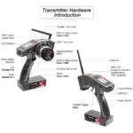RadioLink RC6GS V3 R7FG R6FG R4FGM 6 Channels 7CH Dual Mix Programmable 600M Ground Distance Gyro Integrated for RC Car Boat - Image 13