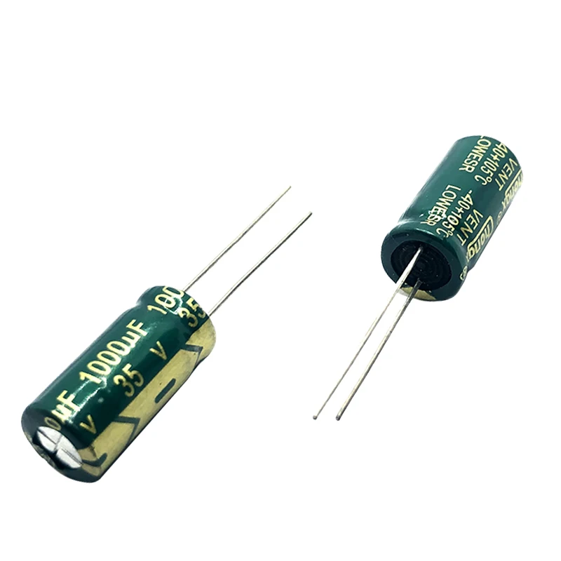35V1000UF 10x20mm  High Frequency Low ESR 1000uf35v 13x20mm Aluminum Electrolytic Capacitor 35v1000mf 1000mf35v 35wv 35vdc