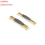 2PCS 0.8MM PITCH BOARD TO BOARD CONNECTOR SMT BTB MALE FEMALE CONNECTOR 2x40 pin 2*40 2X40PIN