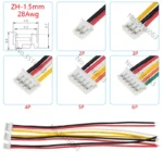 5/10Pcs JST ZH-1.5mm Pitch Male Plug Connector With Wire 100/200/300mm Cable 2/3/4/5/6/7/8/9/10P Pin Jumper Line For Arduino - Image 2