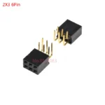 10Pcs 2*2/3/4/5/6/8/20/40 Pin Double Row Right Angle Female Pin Header 2.54mm Pitch Strip Connector Socket 2x3p/4p/6p/8p/20p/40p - Image 11