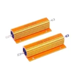 1pcs RX24 100W Aluminum Power Metal Shell Case Wirewound Resistor 1 1.2 1.5 1.8 2 2.2 2.5 3 3.3 4 4.7 5 6 7 8 9 Ohm - Image 5