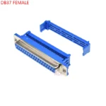 2/5pcs Db9 Db15 Db25 Db37 Didc9/Didc15/Didc25/Didc37 Male Female Plug Serial Port Connector Idc Crimp Type D-Sub Rs232 Adapter - Image 7