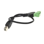 1PCS USB TYPE B MALE PLUG TO Screw TERMINAL 5PIN CONNECTOR WITH 25CM WIRE USB ADAPTER USB B TO TERMINAL - Image 2