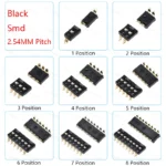 5/10PCS 1.27mm/2.54mm Pitch Slide Toggle Switch Dip/Smd/Right Angle Double Row 1/2/3/4/5/6/8/10/12 Position/Bit/Way/Channel/Pin - Image 5