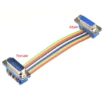 1PCS 20CM 50CM 1M DB15 MALE to FEMALE/MALE TO MALE/FEMALE TO FEMALE CABLE D-Sub serial port connector adapter Extension Cable - Image 5