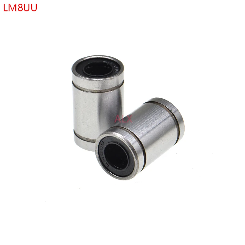 2pcs/lot Lm8uu Linear Bushing 8mm Cnc Linear Bearings For Rods Liner Rail Linear Shaft Parts 3d Printer