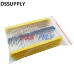 30 Kinds 1/4W Resistance 300-600PCS/Set 1% Metal Film Resistor Pack Assorted Kit 10 1K 10K 100K 220 1M ohm Resistors DSSUPPLY - Image 4