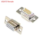 1Pcs Gold Solid Pin DB9 DB15 DB25 DB37 Hole/Pin Female/Male Welded Connector RS232 serial port D-SUB adapter 9/15/25/37 pin - Image 9