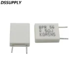 10PCS BPR56 5W 0.001 0.1 0.15 0.22 0.25 0.33 0.5 Ohm Non-Inductive Ceramic Cement Resistor 0.1R 0.15R 0.22R 0.25R 0.33R 0.5R - Image 3